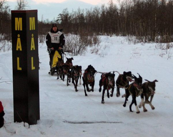 Rodi Ropez kom från Tyskland för att tävla i Kiruna! 